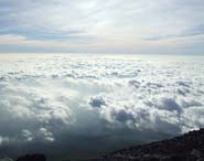 眼下に幻想的な雲海が･･･