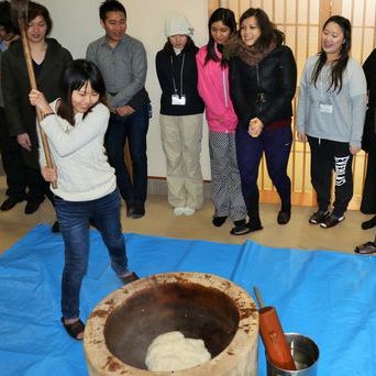 雪の中の温泉は最高です
